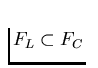 $F_L
\subset F_C$